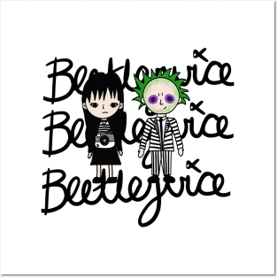 Beetlejuice and Lydia Posters and Art